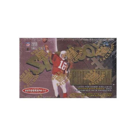 1999 football fleer metal hobby box|fleer hobby box.